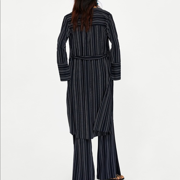 Zara long striped cardigan/jacket - Picture 2 of 6